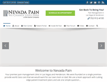 Tablet Screenshot of nevadapain.com